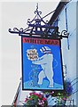 The White Bear (2) - sign, Bredon Road, Tewkesbury, Glos