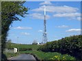 Telecom Mast at Higher Spen Farm