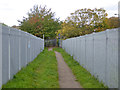 East end of footpath across Staines Reservoirs