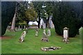 Gravestones at Trinity Gask Church