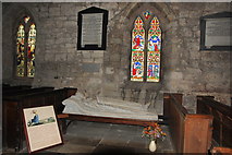 NU1734 : Grace Darling memorial, Bamburgh church by Bill Harrison