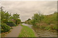 SJ8842 : Footpath turnoff to Hanford on the Trent and Mersey Canal by Tim Heaton