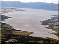 The Clyde estuary from the air