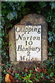 Milestone on NW side of A361