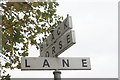 View of a Blackhorse Lane sign by the industrial area on Blackhorse Lane