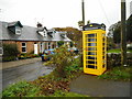 Yellow ex-telephone box, Beeswing