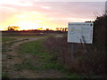 TQ5883 : Sunset at Little Belhus Country Park by Malc McDonald