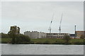 View of new construction on Blackhorse Lane from the Walthamstow Wetlands