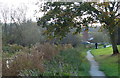 Towpath along the Grantham Canal