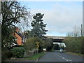 SO8751 : Norton Church Lane Passing Under M5 Motorway by Roy Hughes