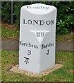 Old Milestone by the A325, Portsmouth Road/Golf Drive, Frimley