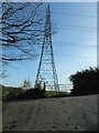 Pylon at the junction of Gelliwion Rd & Tonyrefail Rd