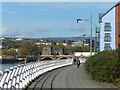 Walkway alongside the River Usk, Newport