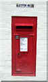 TF8037 : George VI postbox on Burnham Road, Stanhoe by JThomas