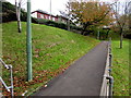 Zigzag ramp from Tonypandy railway station to Trealaw Road