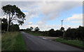 Hickling Lane passing the entrance to Holly Tree Farm