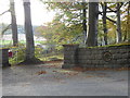 Entrance gateway to Corsefield Lodge