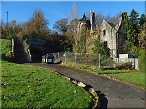 NS3975 : Former gate lodge of Levenford House by Lairich Rig