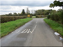 SP3157 : Crossroads to the east of Ashorne by Peter Wood
