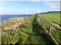 Coast path at Hummersea Cliff