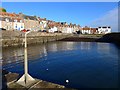 High tide at the harbour in Cellardyke