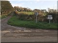 Road junction at Black Gate