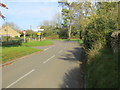 The junction of Taston and Chadlington Roads with the B4026 in Spelsbury