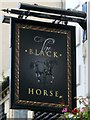 The Black Horse sign