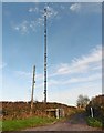 Stockland Hill TV transmitter mast