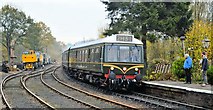 SO7483 : Diesel Multiple Unit arrives at Highley by Philip Pankhurst