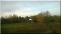 Kelvedon: looking off the railway towards houses on Hollow Road