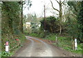 Bridge over the stream near Old Trewithen Mill