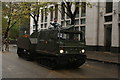 View of an army snowcat in the Lord Mayor