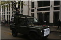 View of a Volunteer Cadet Corps jeep in the Lord Mayor