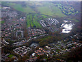 Milngavie from the air