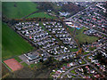 Prestonfield from the air