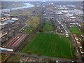 Whitecrook Park from the air
