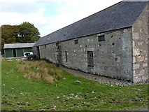 NH5116 : Stone barn at Garthbeg farm by Richard Law