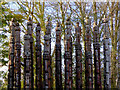 Steel Columns (sculpture) in Bilston, Wolverhampton