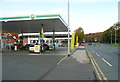 BP filling station and Spar shop, Roundhay Road, Leeds