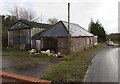 Derelict buildings in Cross Ash, Monmouthshire