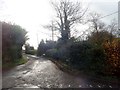 Ballyintagh Road at its junction with the Ballynahinch Road