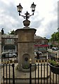 SJ9784 : Disley Fountain by Gerald England