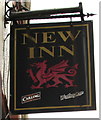 New Inn name sign, Baglan Street, Treherbert