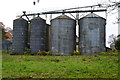 Silos at Ashley Glebe Farm