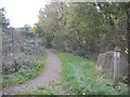 Public footpath to Hucknall near Westville