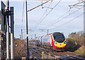 390131 at Cove level crossing - November 2017