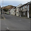 Up Gwendoline Street towards the Village Store and Post Office, Tynewydd