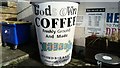 TQ3889 : View of a giant coffee cup outside God's Own Junkyard by Robert Lamb