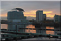 Cardiff Bay at sunset